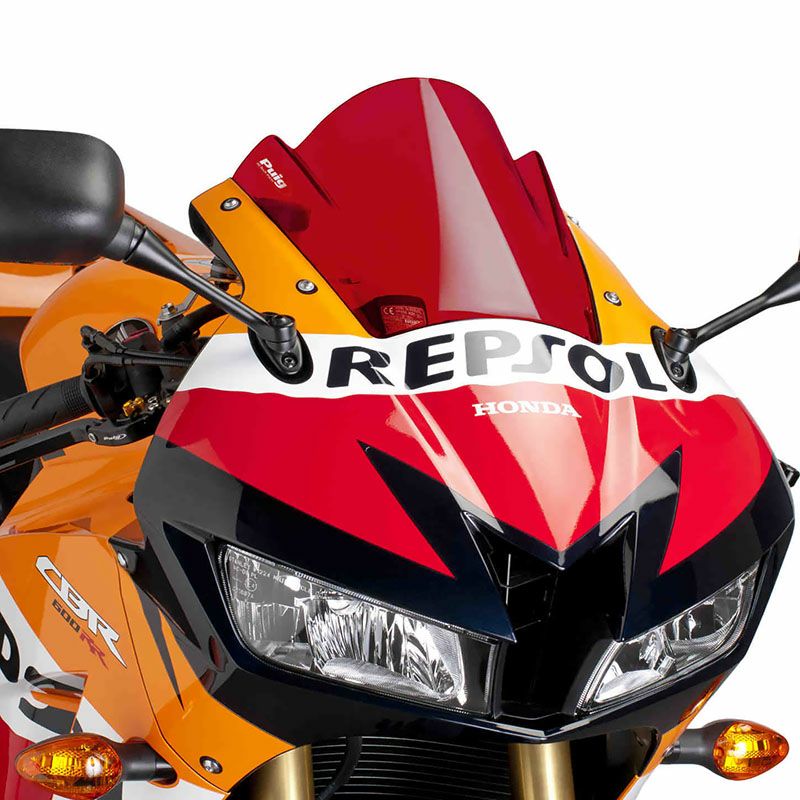 プーチ(Puig) レーシングスクリーン レッド CBR600RR 13-16 6478R