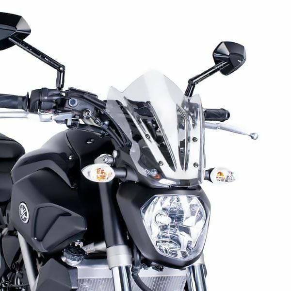 VMAX1700用プーチフロントスクリーン Puig（プーチ） Puig 9474FSCREEN V-TECH SPORT[DARK SMOKE]YAMAHA X