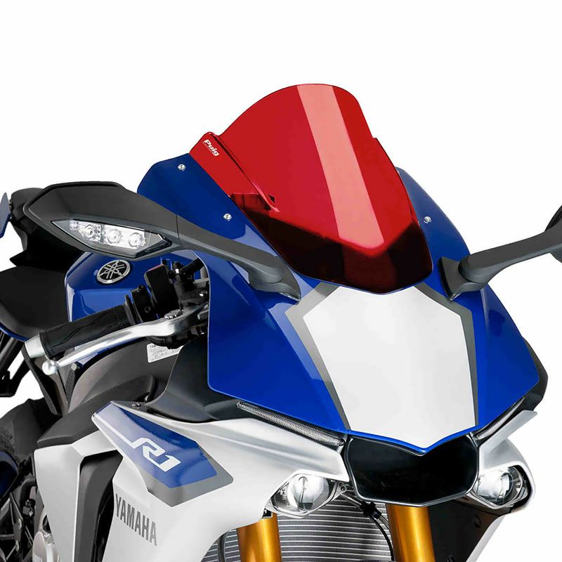 プーチ(Puig) レーシングスクリーン レッド YZF-R1 15- 7648R | バイク