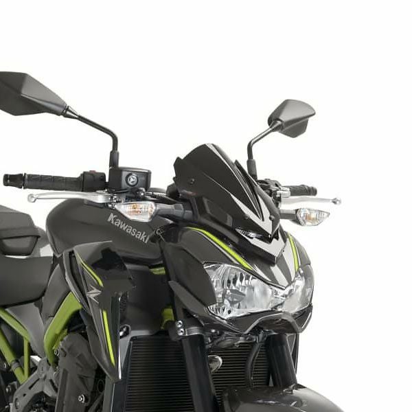プーチ(Puig) スポーツスクリーン ブラック Z900 17-19 9689N | バイク