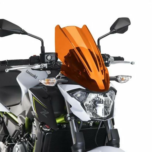 プーチ(Puig) ツーリングスクリーン オレンジ Z650 17-19 9369T