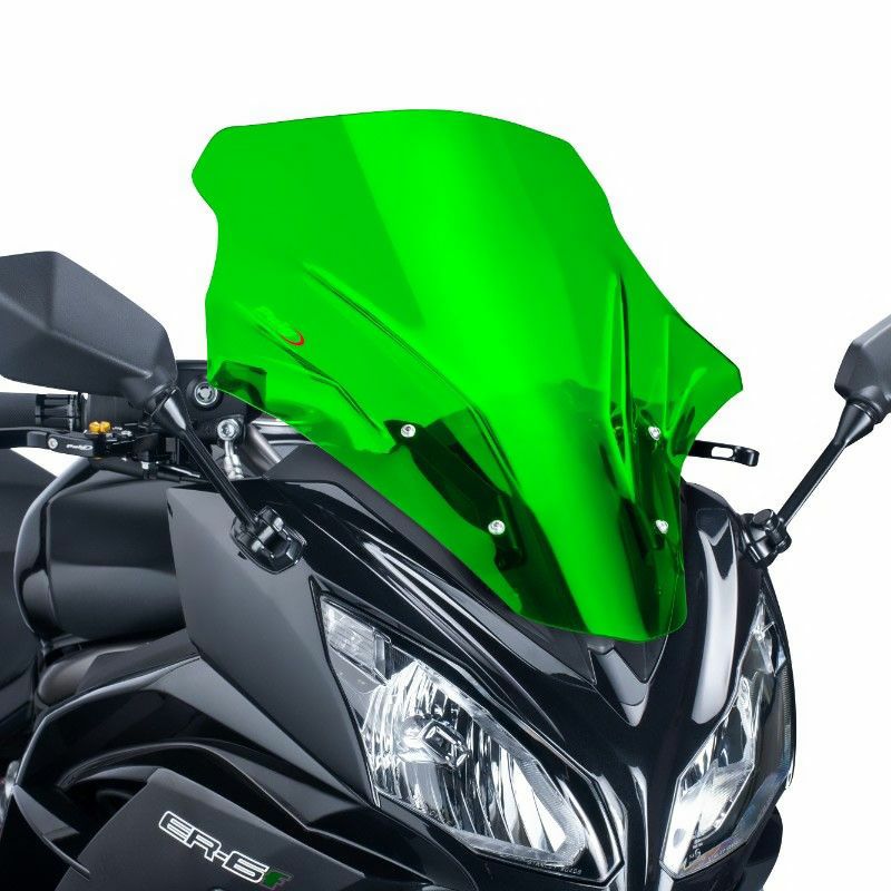 グリーン様用 ZX-6R 24～ Z-レーシングスクリーン ブラック プーチ | バイクカスタム