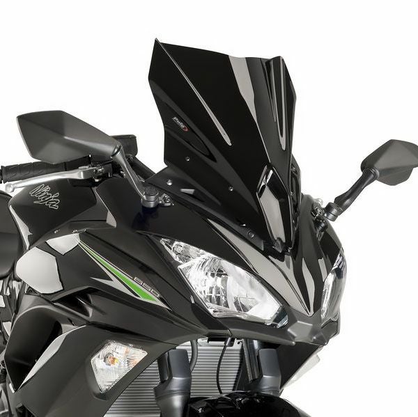 プーチ(Puig) レーシングスクリーン ブラック Ninja650 17- 9711N-01