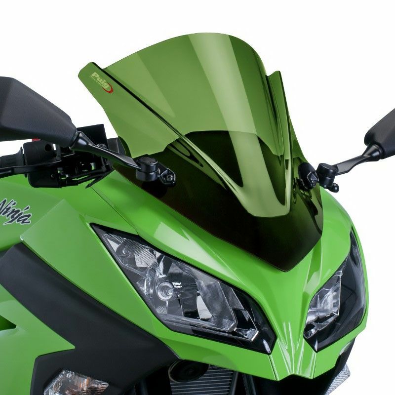 プーチ(Puig) レーシングスクリーン グリーン Ninja250/300 13-17