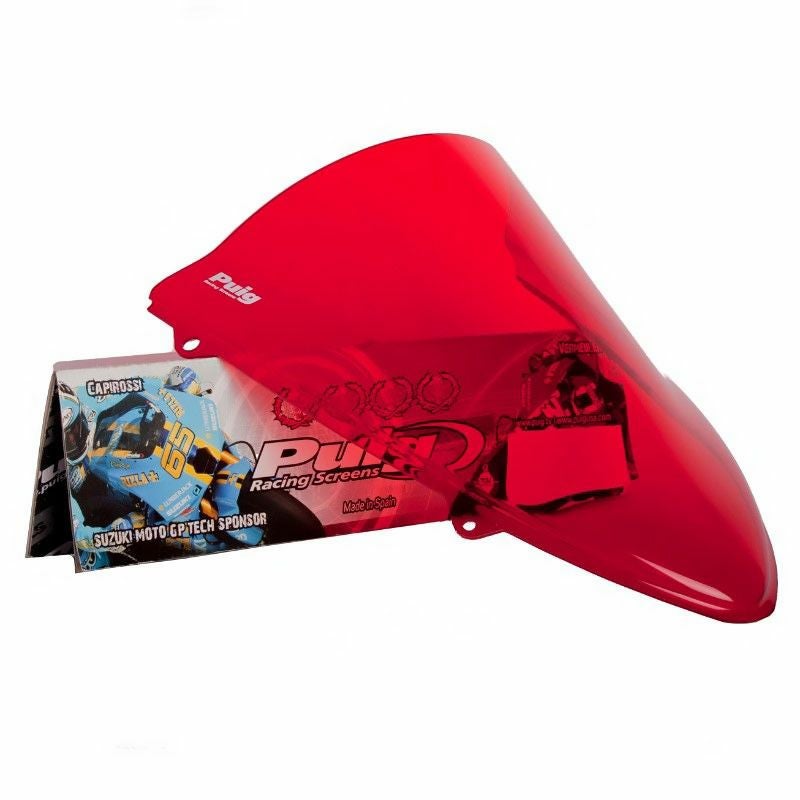 プーチ(Puig) レーシングスクリーン レッド Ninja250R 08-12 4626R_1