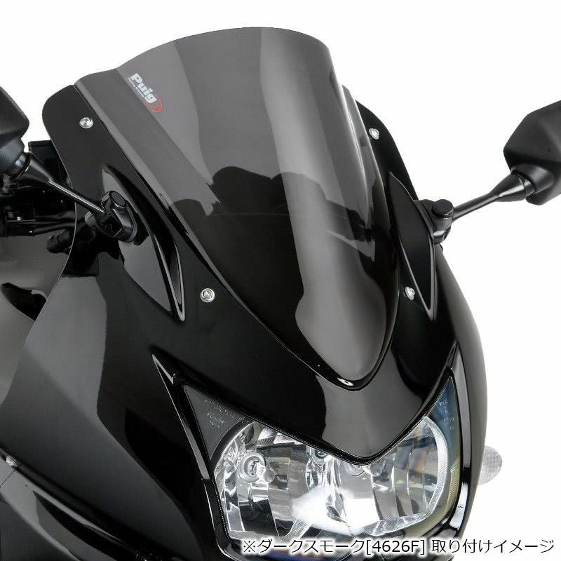 プーチ(Puig) レーシングスクリーン レッド Ninja250R 08-12 4626R