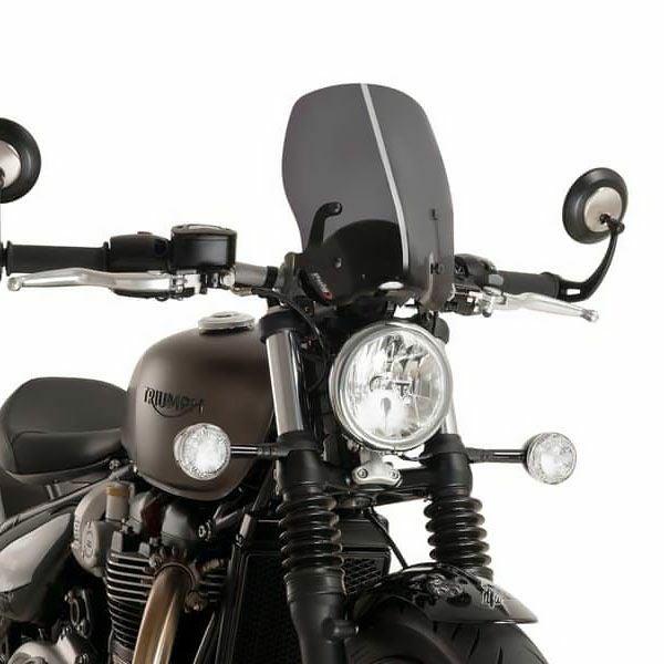 プーチ(Puig) ツーリングスクリーン Bonneville bobber ダークスモーク