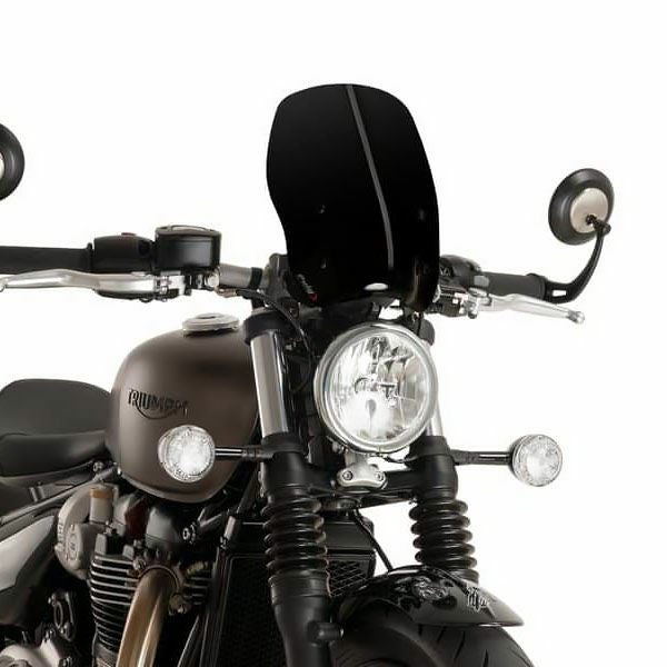 プーチ(Puig) ツーリングスクリーン Bonneville bobber ブラック 9437N プーチ(Puig) ツーリングスクリーン Bonneville bobber ブラック 9437N