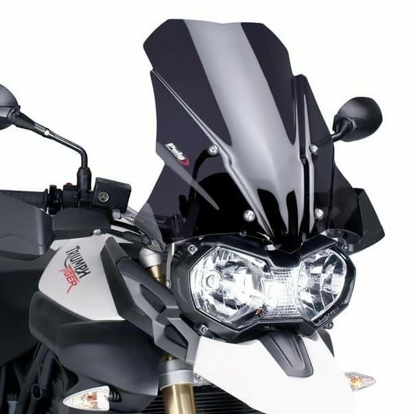 【新品】ホンダVFR800用 プーチ(Puig) ツーリングスクリーン スモーク7007H プーチ(Puig) ツーリングスクリーン ダークスモーク VFR800F 7007F
