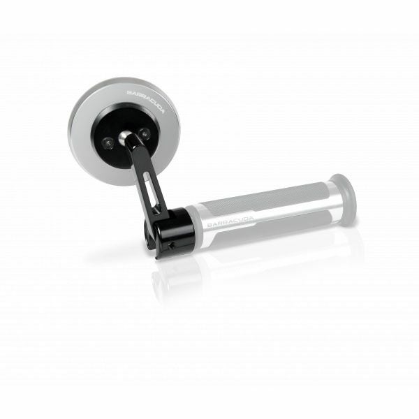 BARRACUDA 汎用バーエンドミラー SKINバーエンド シルバー SKIN BAR END/A_1