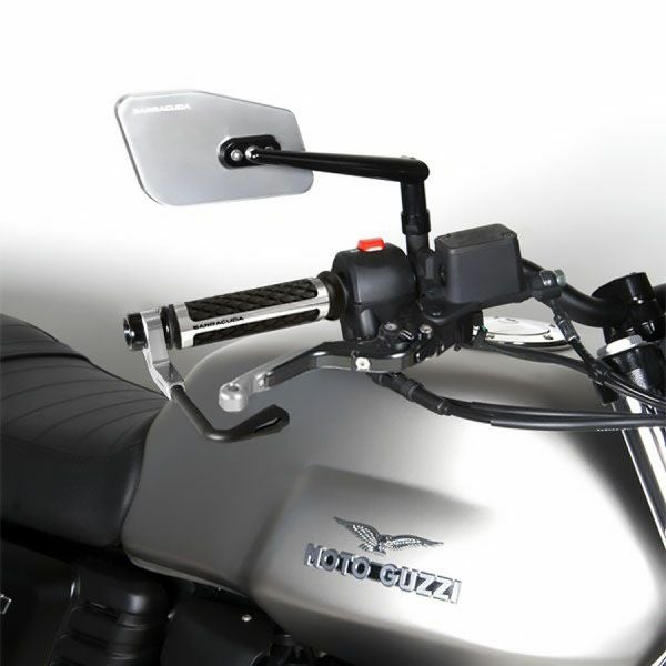 バラクーダ(Barracuda) 汎用ハンドルバーマウントミラー SKIN-Z ブラック SKIN-Z-02