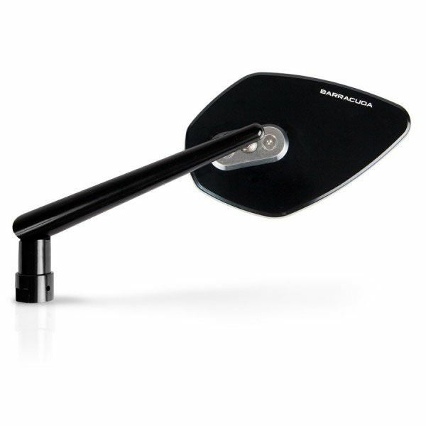 バラクーダ(Barracuda) 汎用ハンドルバーマウントミラー SKIN-X ブラック SKIN-X-01