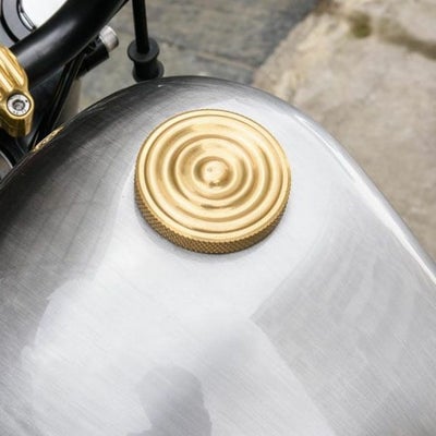 Motone カスタムガスキャップ ブラス,アルミ/リップル_1