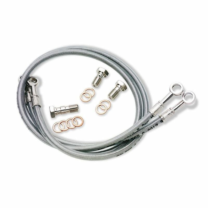 Galfer USA ステンレスブレーキライン スモーク フロント ZX-10R 06-07-01