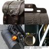 デグナー (DEGNER) SB-24CR-BK クロコダイル柄レザーサドルバッグ ブラック-03