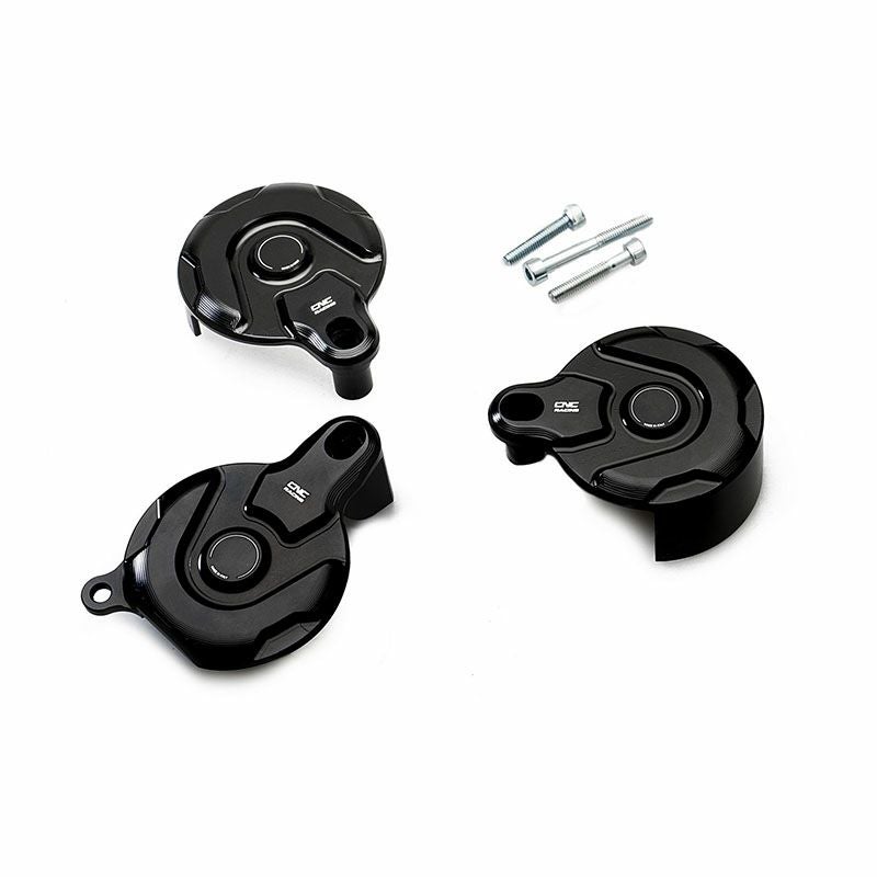 CNC Racingプーリーカバーセット シルバー モンスター/スクランブラー