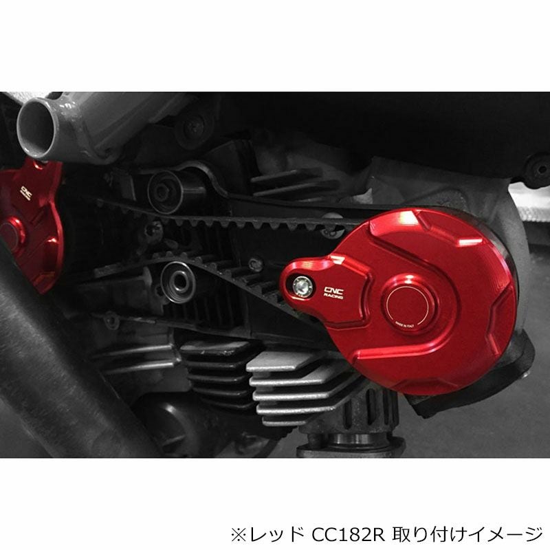 TRS アルミCNC 駆動系カバー プーリーカバー ゴールド CNC Racingプーリーカバーセット シルバー モンスター/スクランブラー