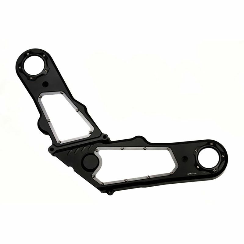CNC Racingプーリーカバーセット シルバー モンスター/スクランブラー