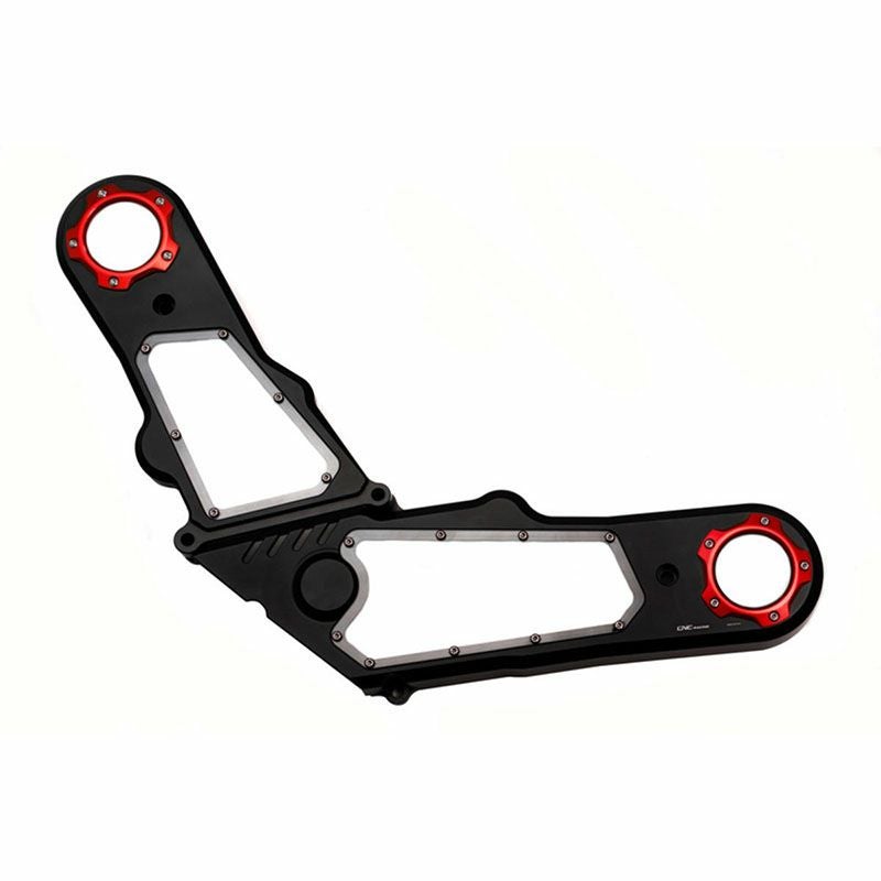 CNC Racingタイミングベルトカバー ブラック/ゴールド モンスター