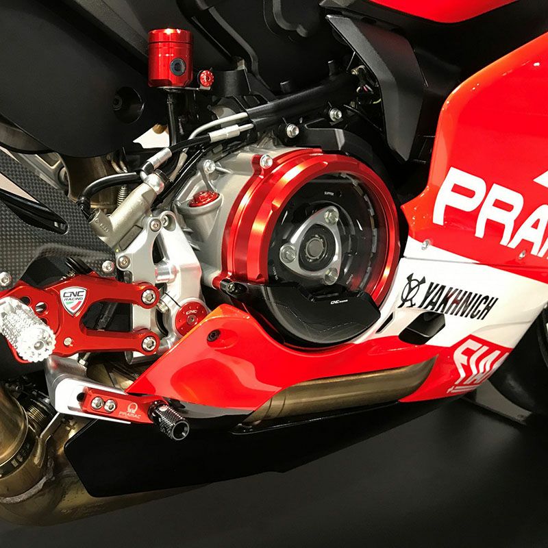 CNC Racing クラッチオイルバスクラッチカバー ブラック パニガーレ