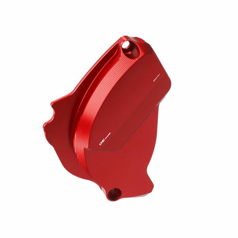 CNC Racingフロントスプロケットカバー レッド ハイパーモタード821
