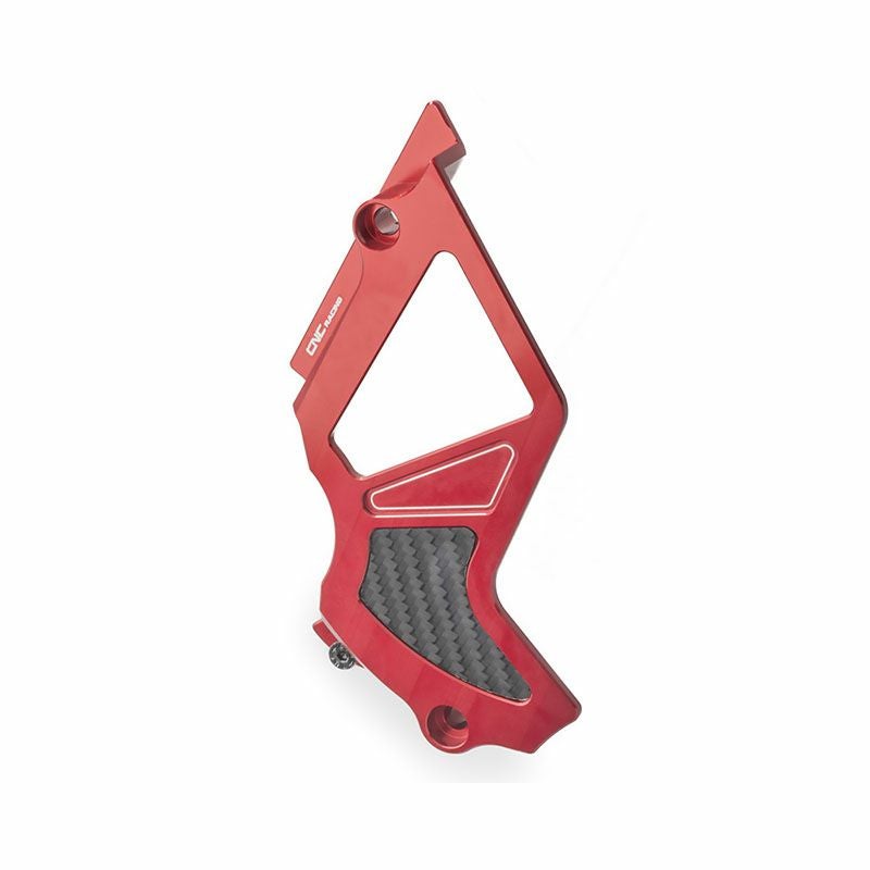 CNC Racingフロントスプロケットカバー レッド ムルティストラーダ1200