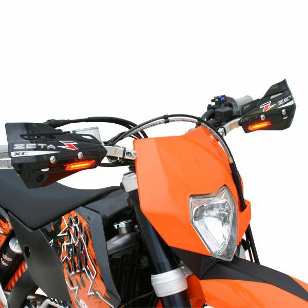 ジータ(ZETA) XCフラッシャープロテクター オレンジレンズ ブラック
