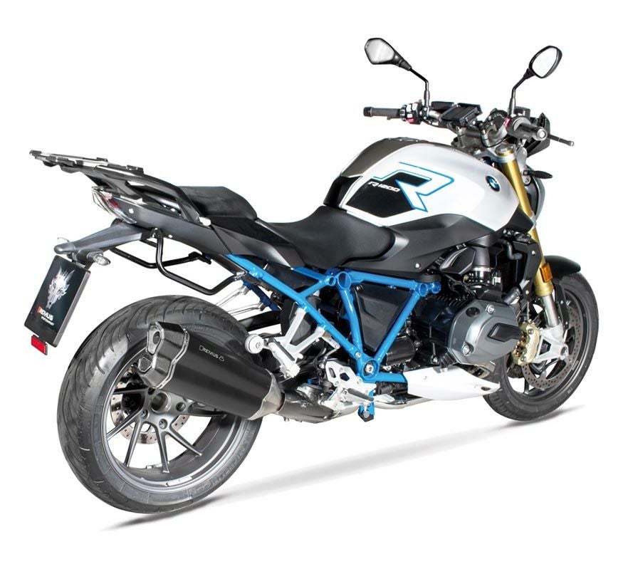 REMUS レムスR1200R/RS 2015〜スリップオンマフラー　車検対応 REMUS REMUS8 スリップオン・マフラー ステンレスブラック EC適合