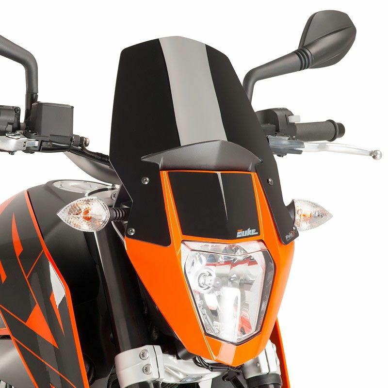 プーチ(Puig) スポーツスクリーン ブラック 690Duke/R 12-17 6009N