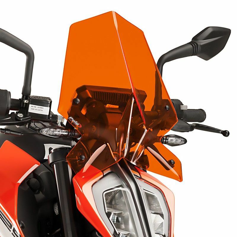 プーチ(Puig) スポーツスクリーン ブラック 125/390 Duke 17- 9514N
