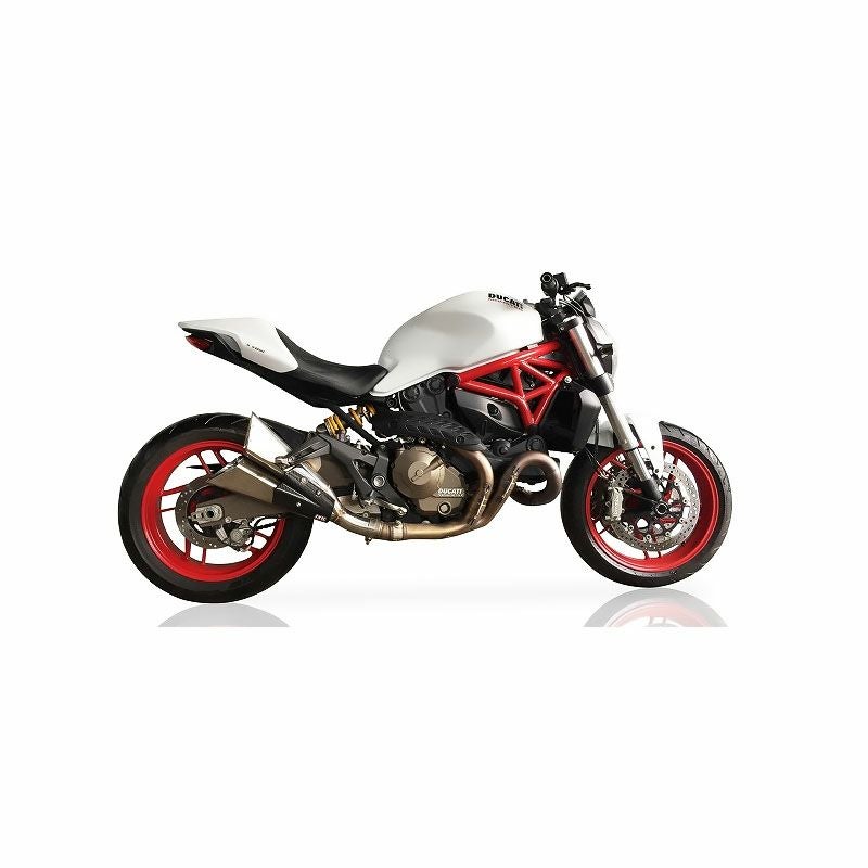 Ducati モンスター821 2018-20 スリップオンマフラー カーボン 