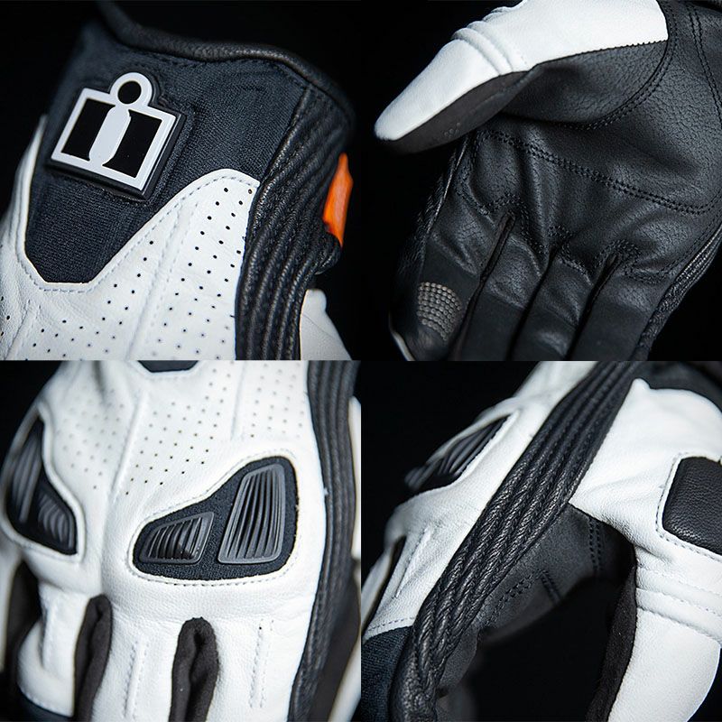 ICON メンズ AUTOMAG2 グローブ ホワイト_3