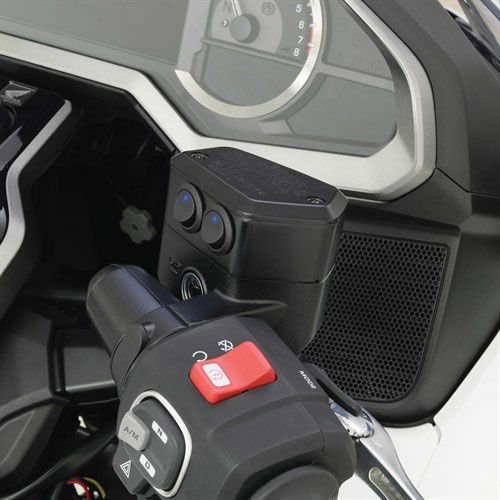 SHOW CHROME LEDマスターシリンダースイッチボックス ブラック 右/ブレーキ側　GL1800 18--02