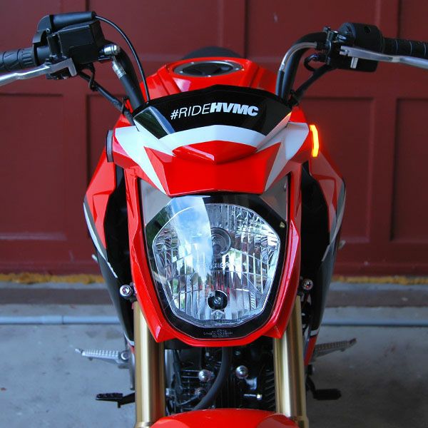 NewRageCycles LEDフロントウィンカー Z125Pro | バイクカスタムパーツ