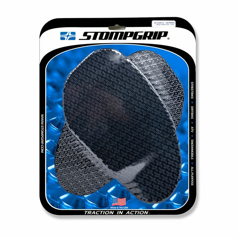 STOMPGRIP 汎用タンクパッド ラージ アイコン (ブラック) | バイク
