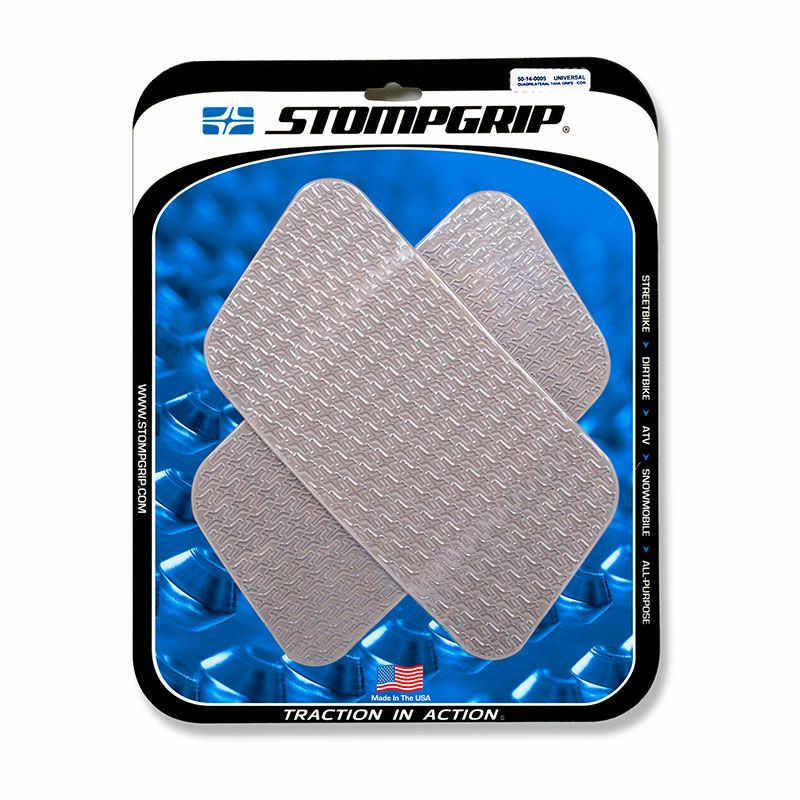 STOMPGRIP 汎用タンクパッド QUADRILATERAL アイコン (クリア
