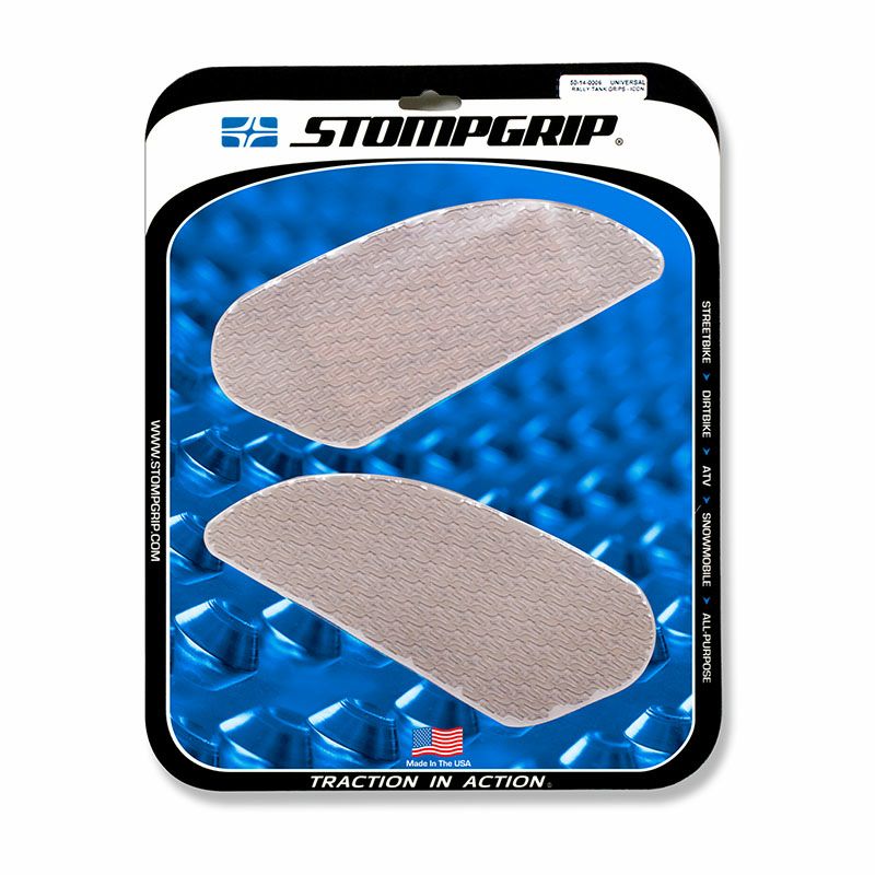STOMPGRIP 汎用タンクパッド QUADRILATERAL アイコン (クリア