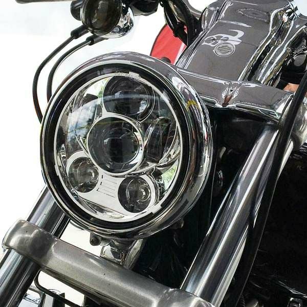 WMW) 5.75インチ プロジェクターLEDヘッドライト クローム MS-0057S
