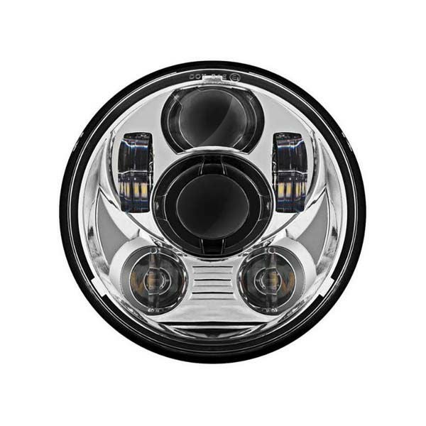 (WMW) 5.75インチ プロジェクターLEDヘッドライト クローム MS-0057S-02