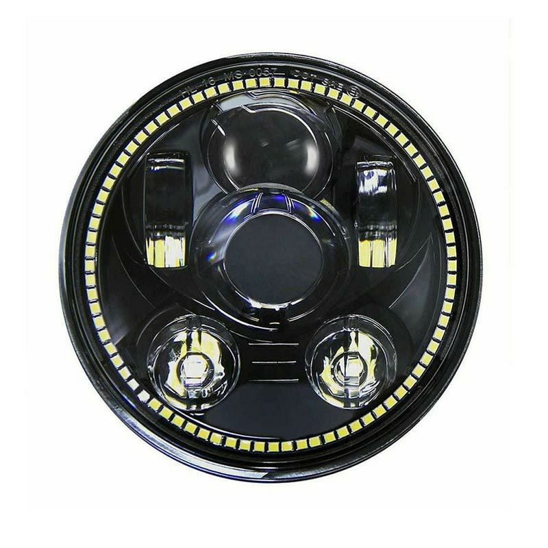 (WMW) 5.75インチ プロジェクターLEDヘッドライト リング付 MS-0057D-B-01