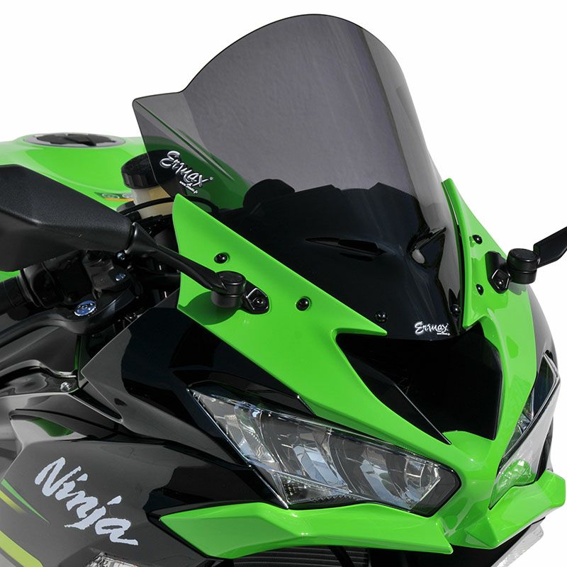 ZX-6R 24～ Z-レーシングスクリーン ブラック プーチ | バイクカスタム