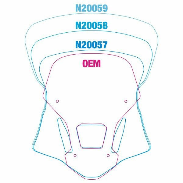 National Cycle VSTREAM スポーツウィンドスクリーン CRF1000L アフリカツイン-03