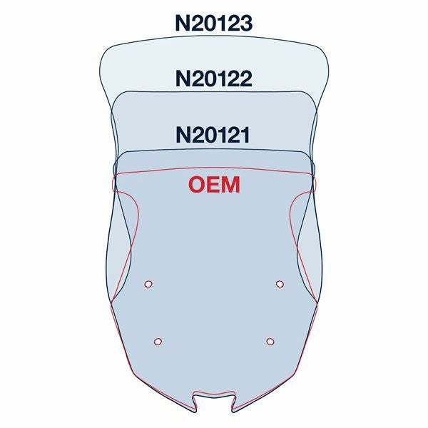 National Cycle VSTREAM スポーツウィンドスクリーン Z1000SX ニンジャ 17--03