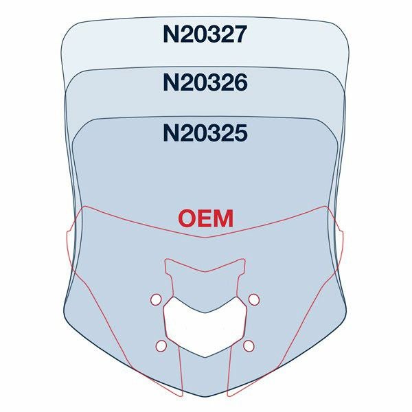 National Cycle VSTREAM スポーツウィンドスクリーン FZ-10/MT-10-03