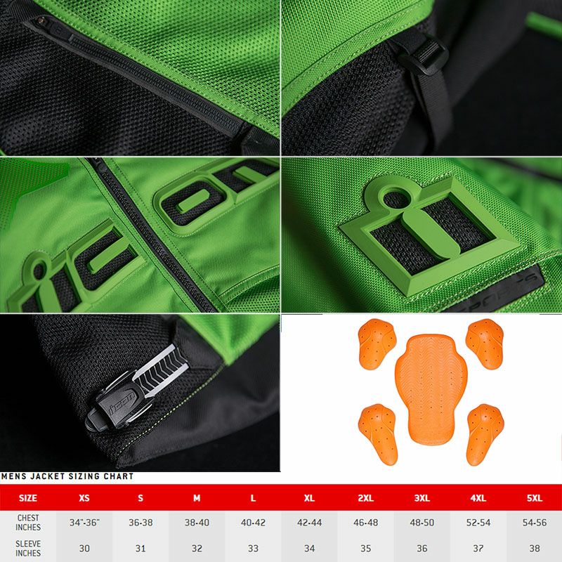 ICON メンズ CONTRA2 ジャケット グリーン_3