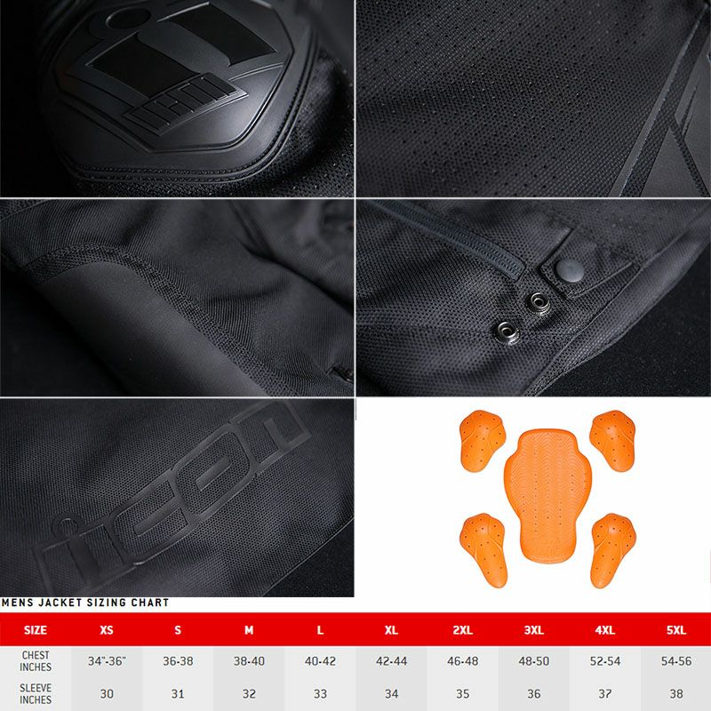 ICON メンズ Overload SB2 Prime ジャケット ステルス_3