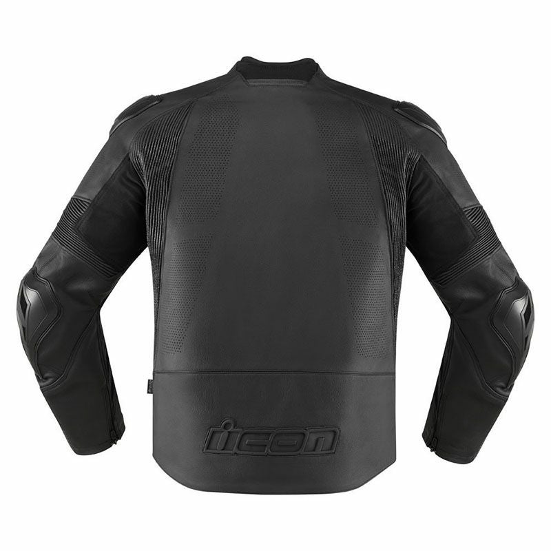 ICON メンズ HYPERSPORTS2 PRIME レザージャケット ブラック | バイク