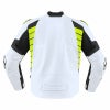 ICON メンズ HYPERSPORTS2 PRIME レザージャケット ホワイト/Hi-Viz_2