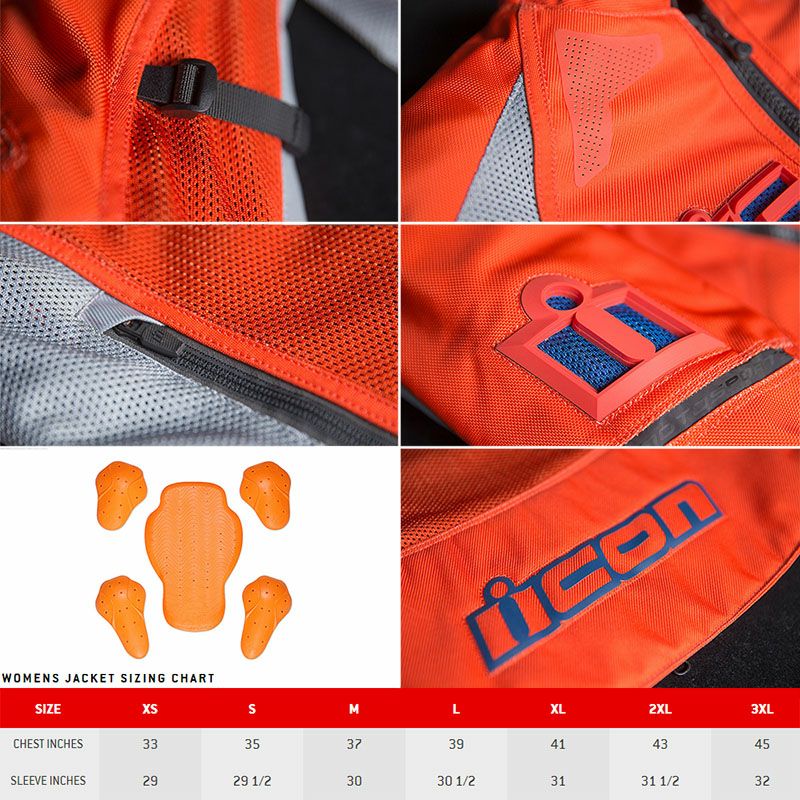 ICON レディース Contra2 ジャケット グレナデン_3