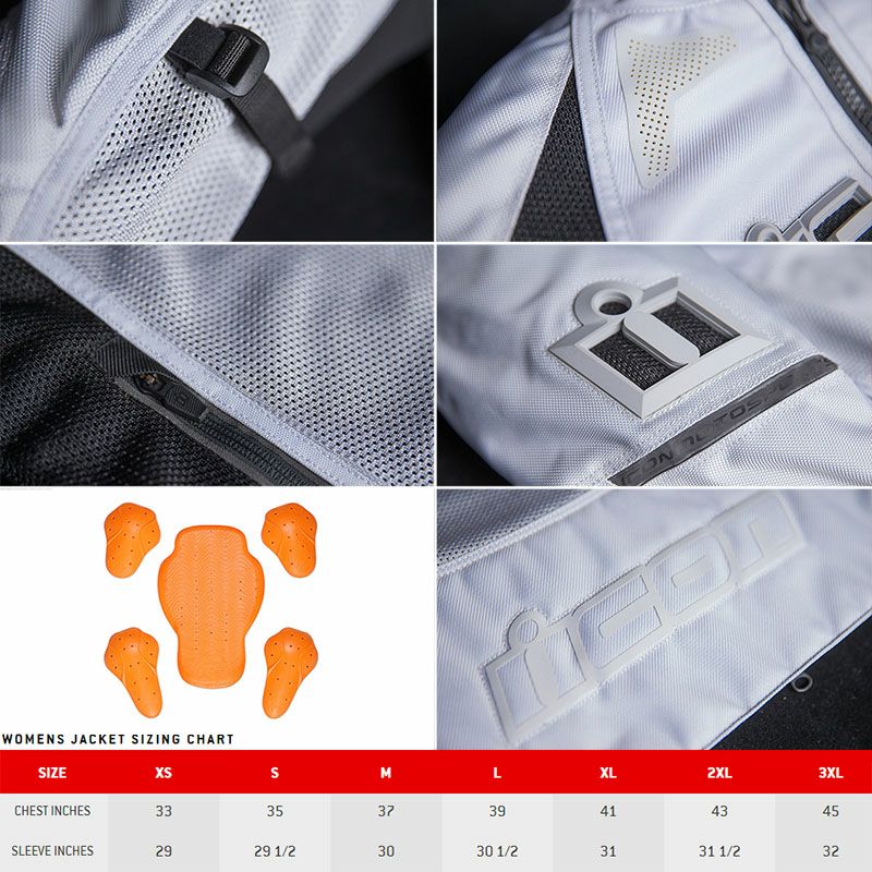 ICON レディース Contra2 ジャケット グレー_3